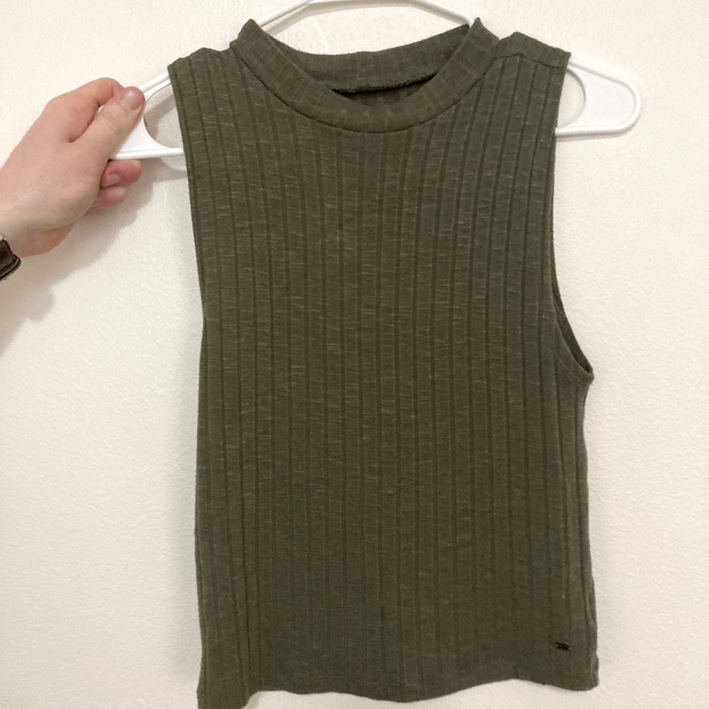 Green Knit Top
